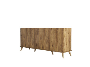 Houten dressoir "Elegante" - 180 x 45 x 80 cm - Bruin