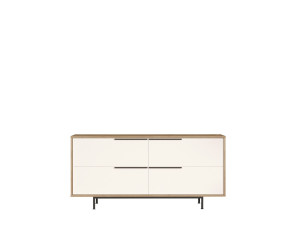Houten dressoir ON3-SW - 160 x 44 x 74 cm - Wit