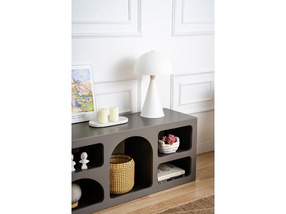 Houten dressoir "Ferlis" - 160 x 40 x 51 cm - Antracietgrijs