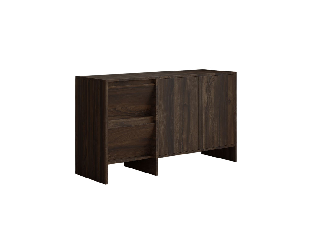 Houten dressoir Laris 130" - 130 x 44 x 82 cm - Bruin