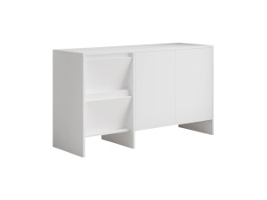 Houten dressoir Laris 130" - 130 x 44 x 82 cm - Wit