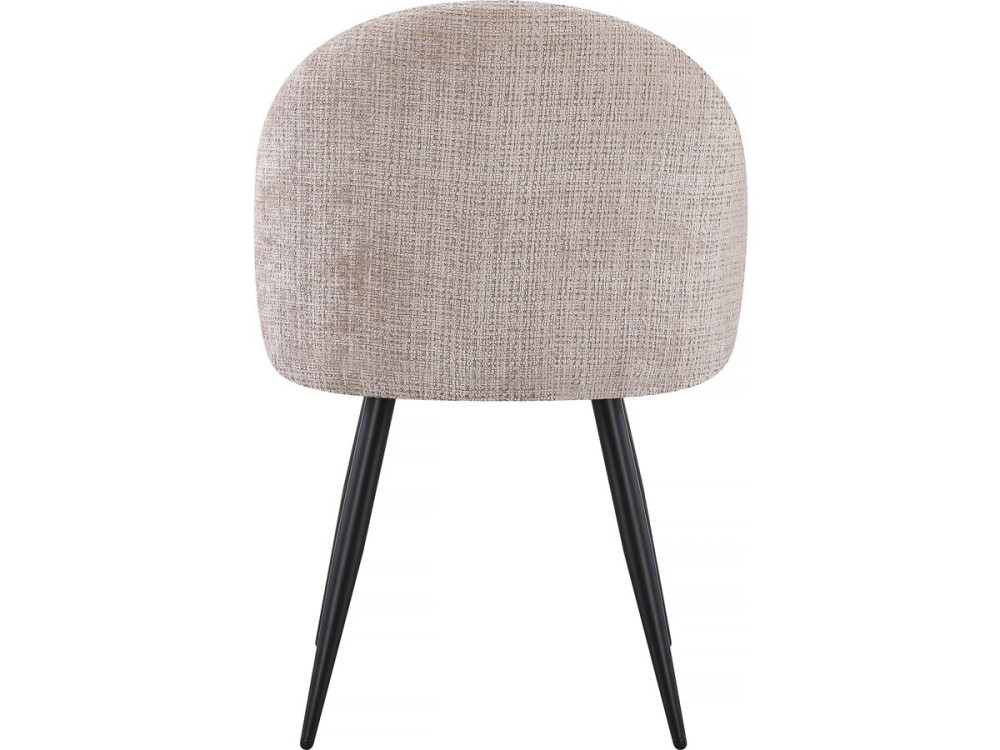 Set van 2 stoffen stoelen "Samuel" - 53 x 51 x 82 cm - Beige