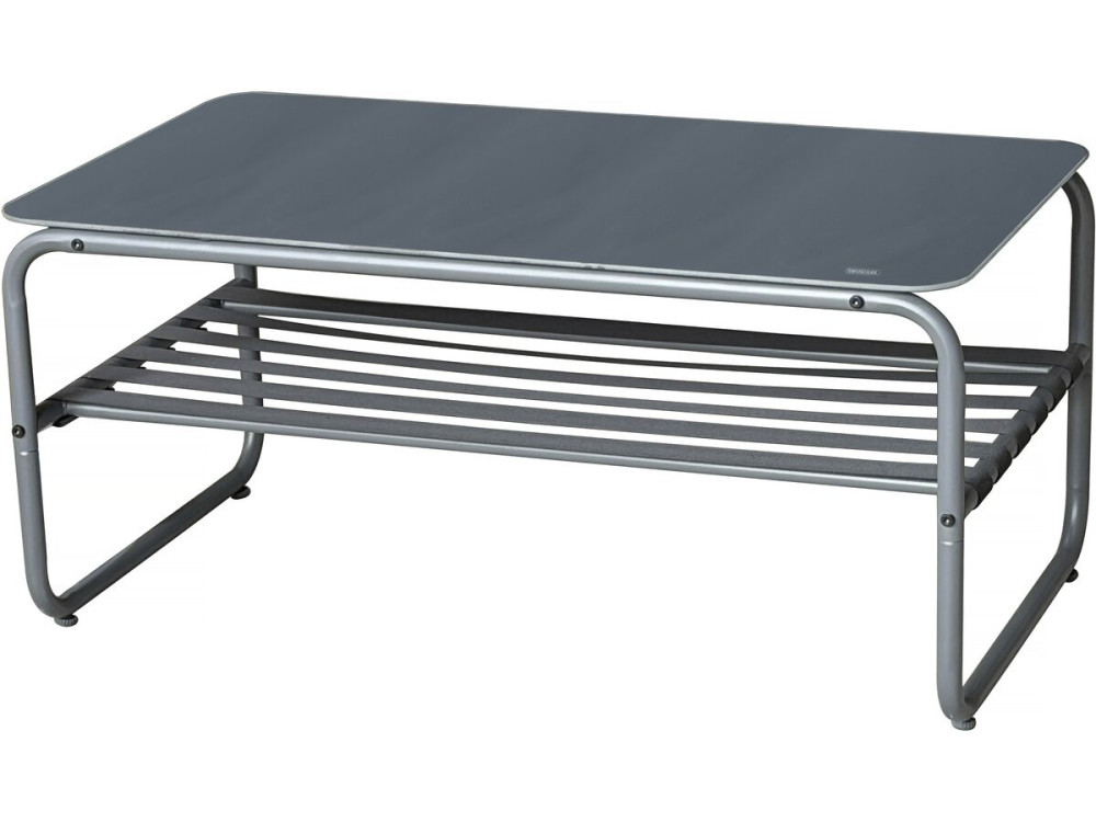 Metalen tuinset "Sora" met kussens - 4 zits - Grijs