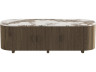 TV-meubel met keramisch blad van Pandora „Azya“ - 160 x 45 x 45 cm - Bruin