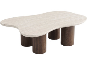 Design houten salontafel "Lya" - 120 cm - Bruin
