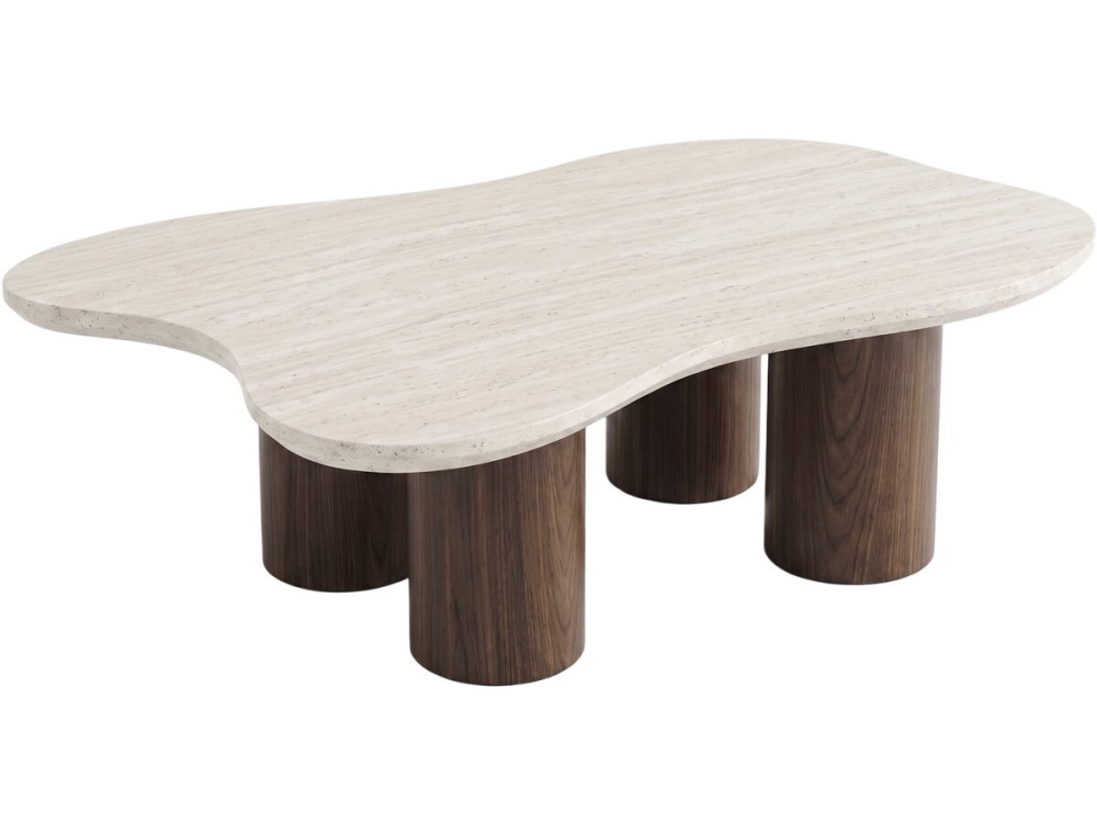 Design houten salontafel "Lya" - 120 cm - Bruin