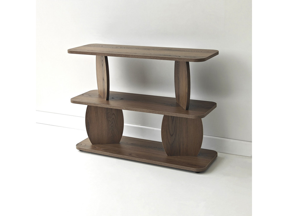 Houten bijzettafel "Armonia" - 90 x 30 x 70 cm - Bruin