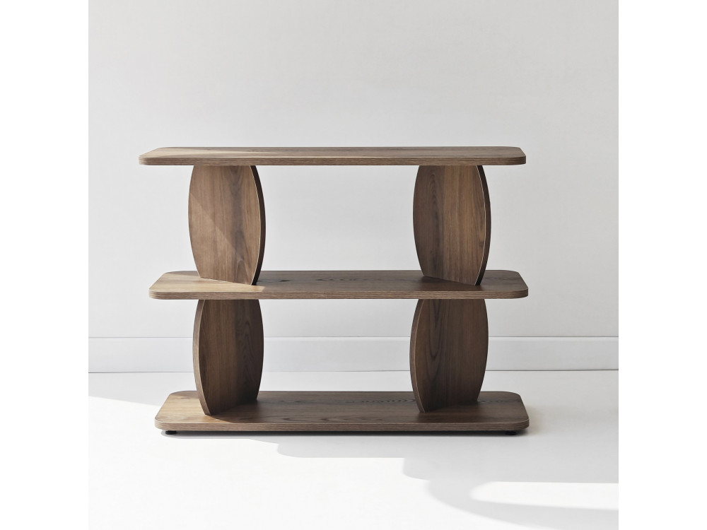 Houten bijzettafel "Armonia" - 90 x 30 x 70 cm - Bruin