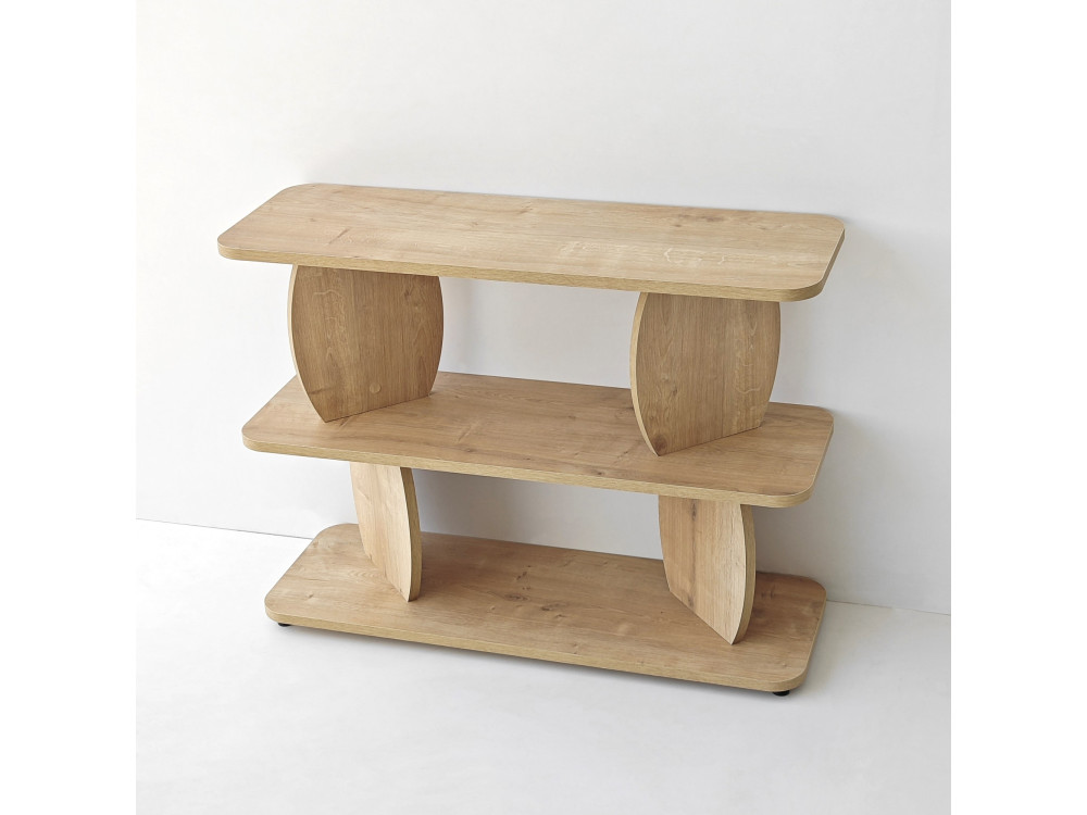 Houten bijzettafel "Armonia" - 90 x 30 x 70 cm - Saphir-eik