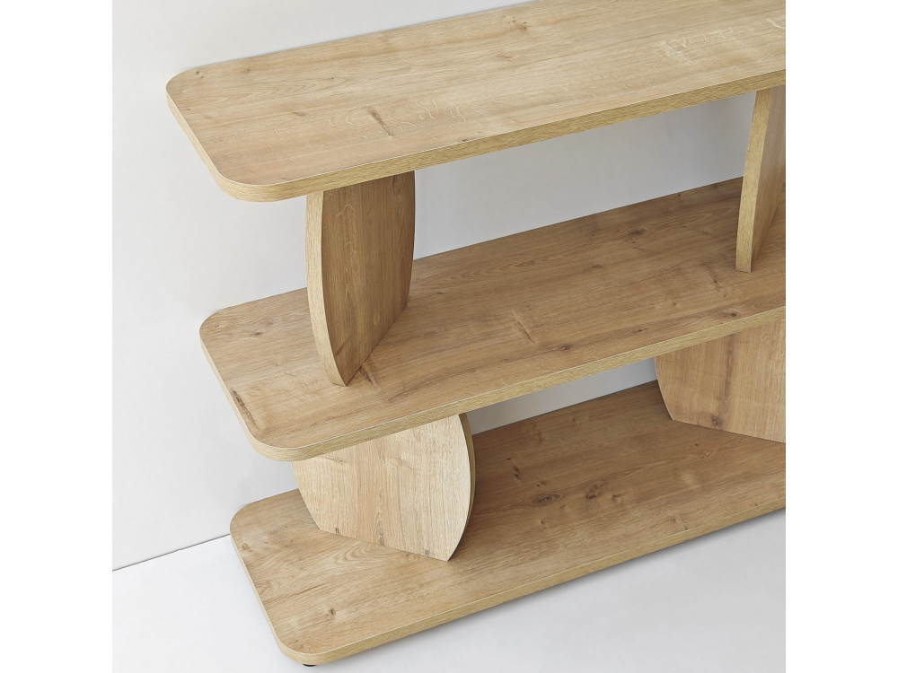 Houten bijzettafel "Armonia" - 90 x 30 x 70 cm - Saphir-eik