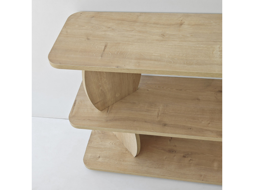 Houten bijzettafel "Armonia" - 90 x 30 x 70 cm - Saphir-eik