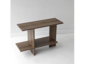 Houten bijzettafel "Essenziale" - 80 x 30 x 55 cm - Bruin