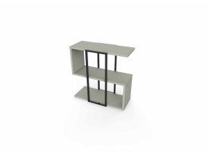 Houten bijzettafel "HOMIA" - 56 x 25 x 56 cm - Asgroen