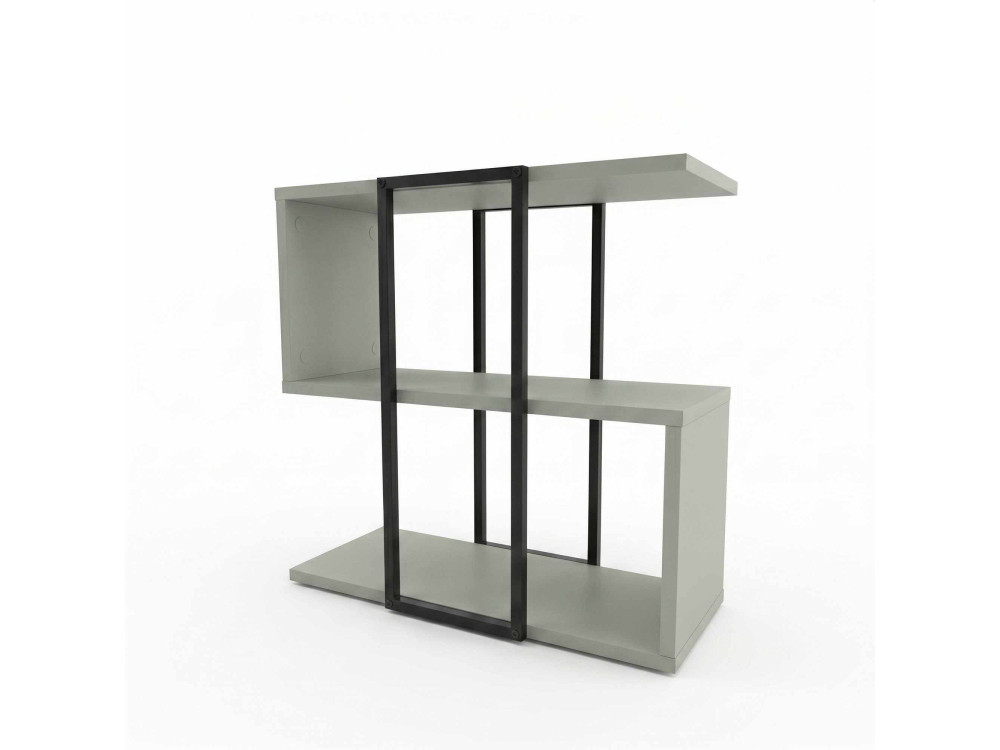 Houten bijzettafel "HOMIA" - 56 x 25 x 56 cm - Asgroen