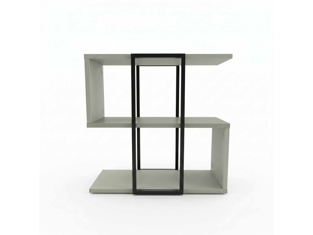 Houten bijzettafel "HOMIA" - 56 x 25 x 56 cm - Asgroen