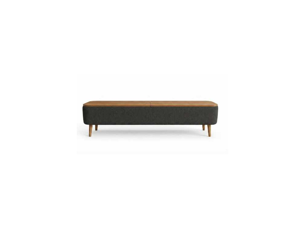 Houten tv-meubel "Sarven" - 120 x 30 x 45 cm - Antraciet