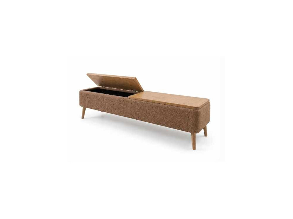 Houten tv-meubel "Sarven" - 120 x 30 x 45 cm - Bruin