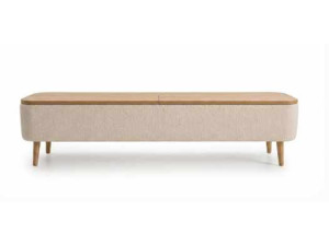 Houten tv-meubel "Sarven" - 120 x 30 x 45 cm - Wit