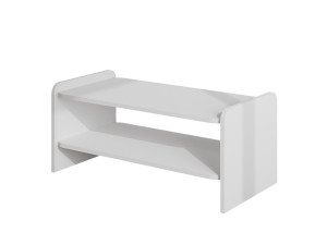 Houten salontafel "Amon" - 90 x 45 x 40 cm - Wit