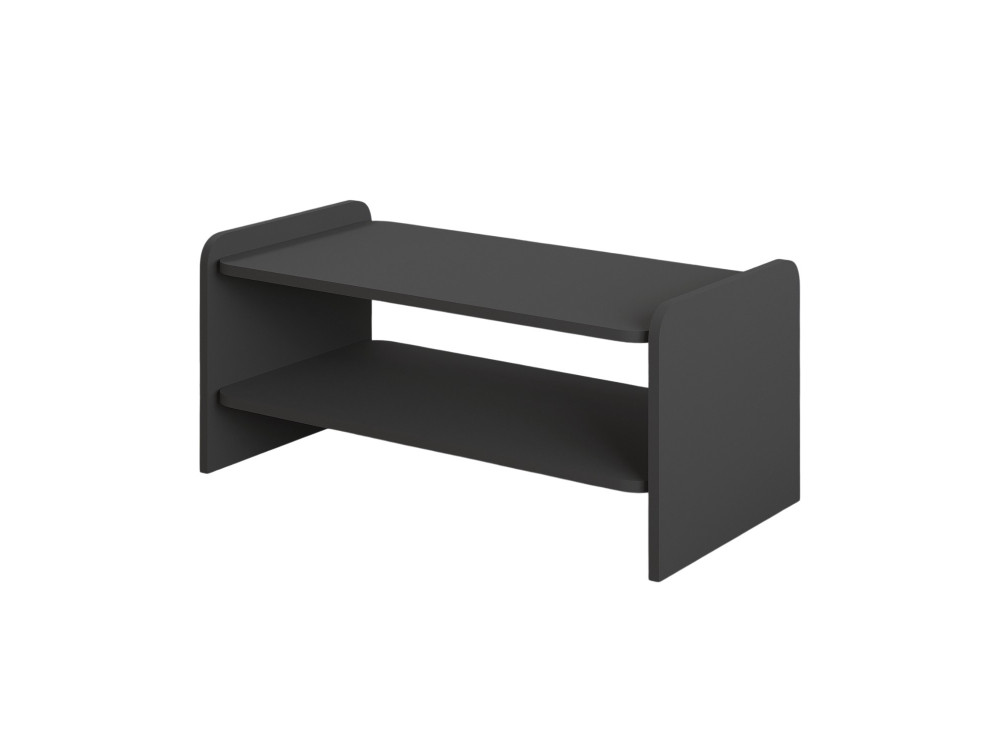 Houten salontafel "Amon" - 89,8 x 39,8 x 44,8 cm - Antraciet