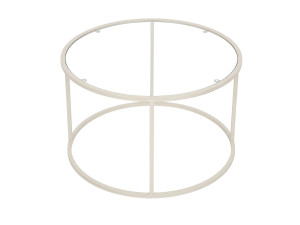 Houten salontafel "Beige-Trs-80-Nrd-Srk" - 80 x 80 x 43 cm - Beige