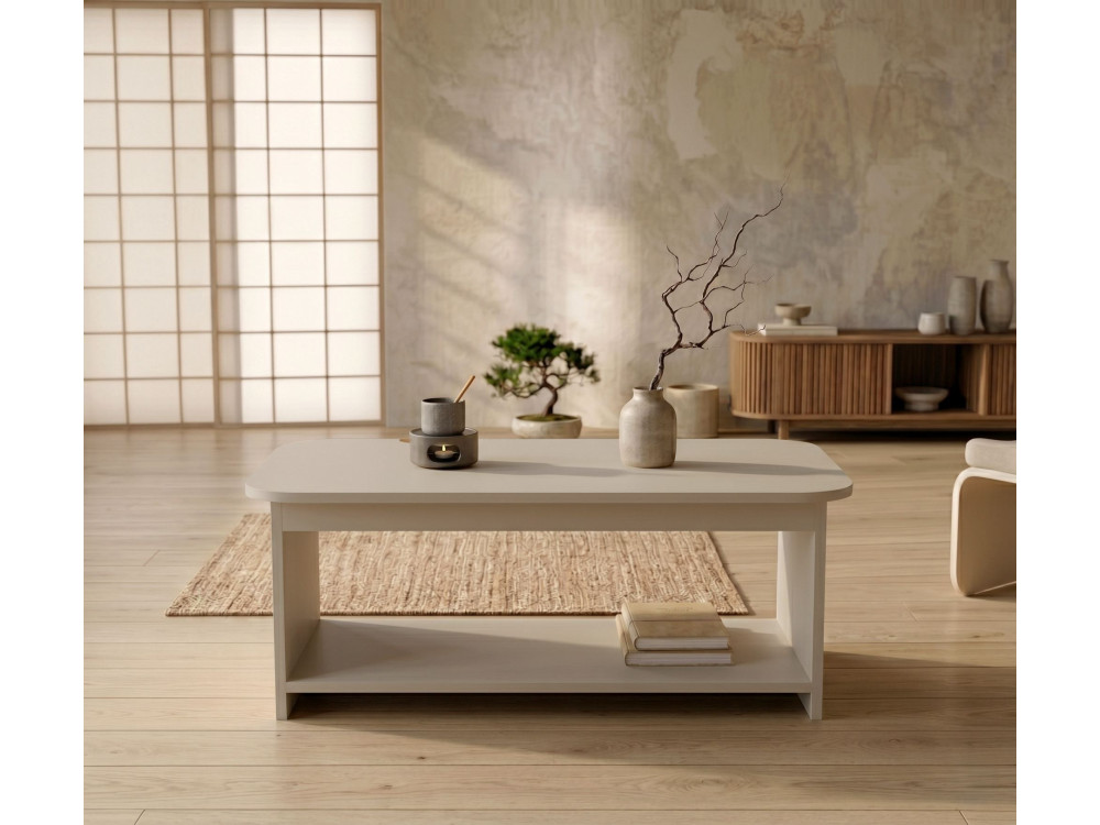 Houten salontafel "Chb1" - 100 x 50 x 42 cm - Kasjmir