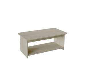 Houten salontafel "Chb1" - 100 x 50 x 42 cm - Travertijn