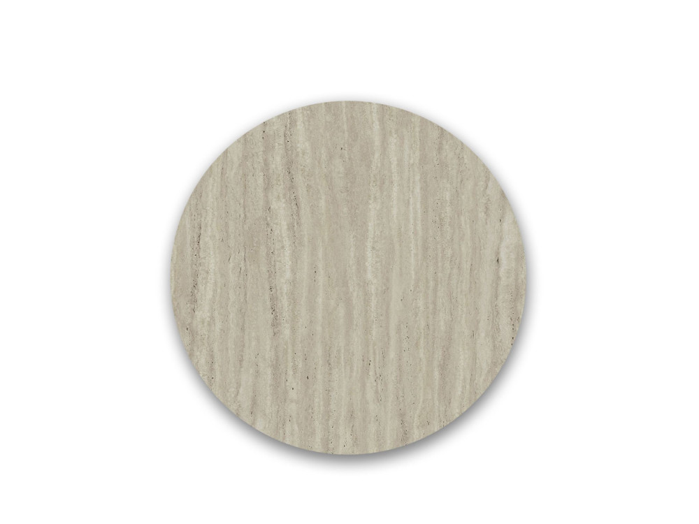 Houten salontafel "Chb1" - 100 x 50 x 42 cm - Travertijn