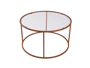 Houten salontafel "Orange-Trs-80-Nrd-Srk" - 80 x 80 x 43 cm - Oranje