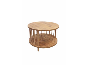 Houten salontafel "Peka-0108" - 60 x 43 cm - grenenhout