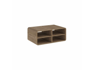 Houten salontafel "ROVEL" - 80 x 50 x 32 cm - Naturel