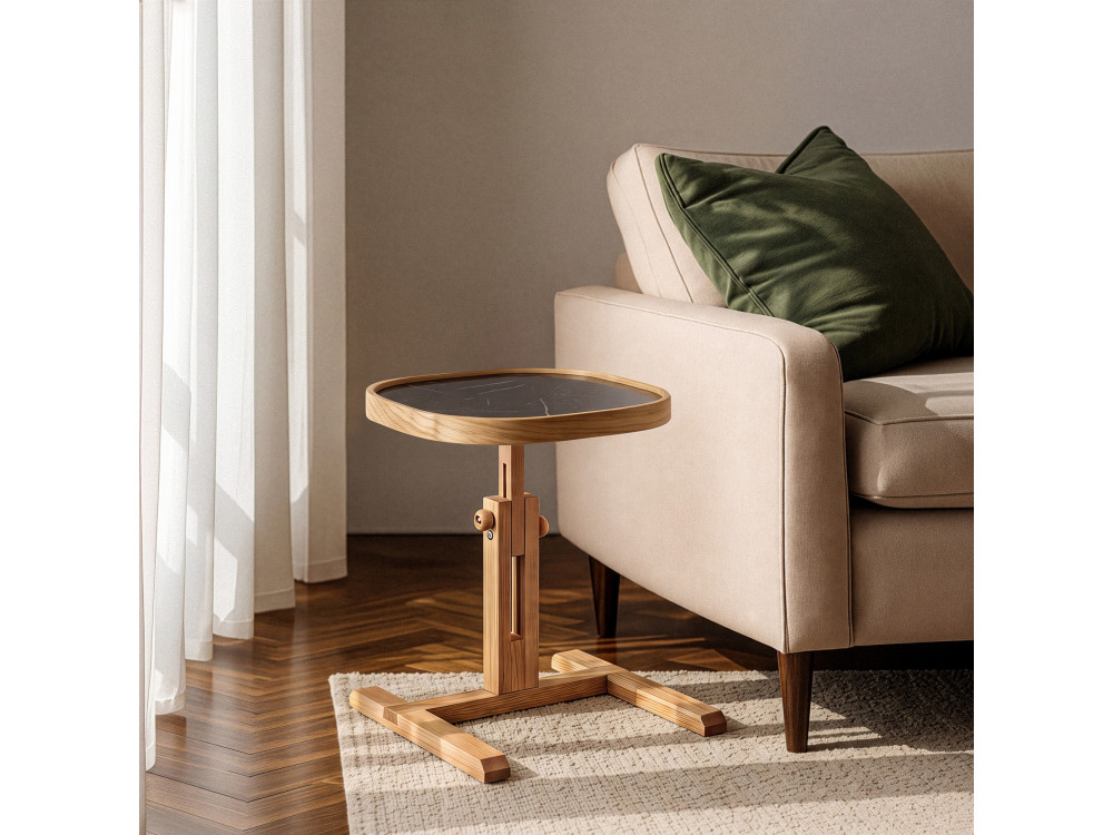 Houten bijzettafel "Opus Kare 42" - 42 x 42 x 57 cm - Eiken
