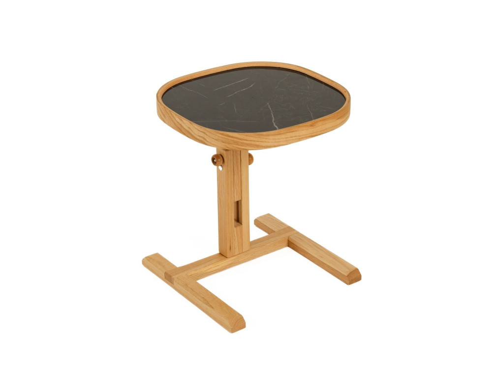 Houten bijzettafel "Opus Kare 42" - 42 x 42 x 57 cm - Eiken