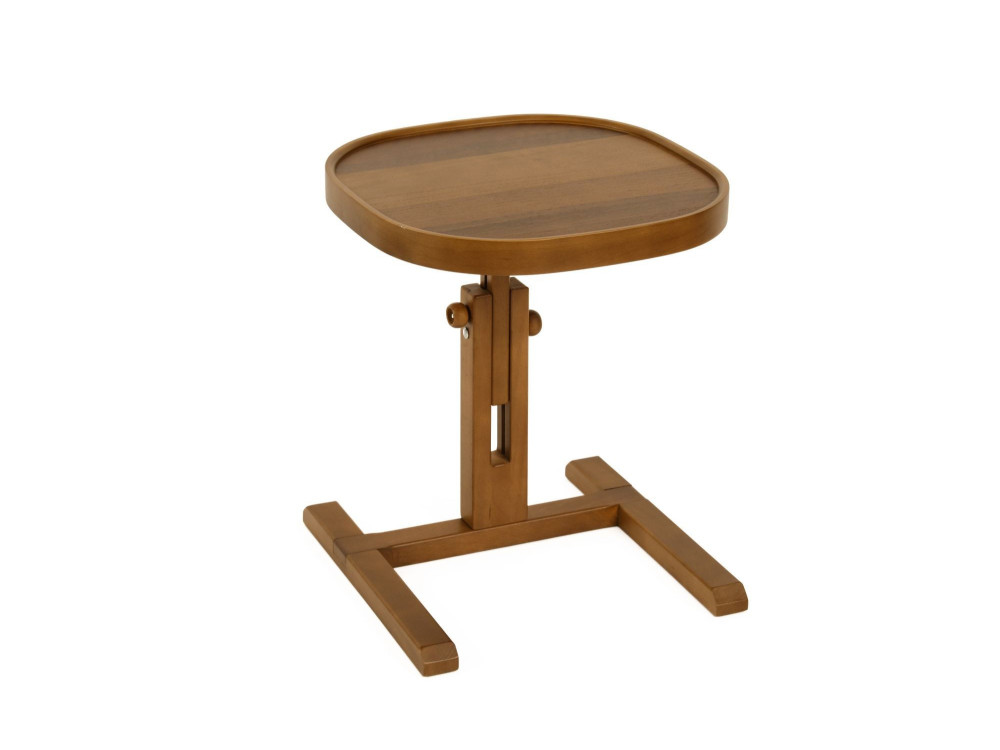 Houten bijzettafel "Opus Kare 42" - 42 x 42 x 57 cm - notenhout