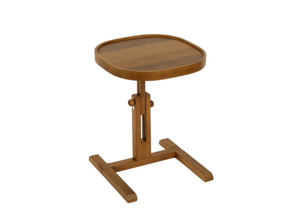 Houten bijzettafel "Opus Kare 42" - 42 x 42 x 57 cm - notenhout