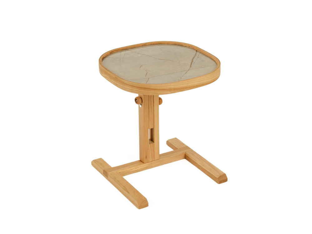 Houten bijzettafel "Opus Kare 42" - 42 x 42 x 57 cm - Eiken