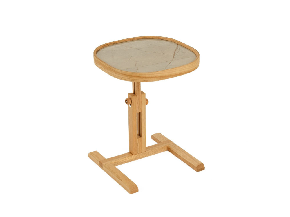 Houten bijzettafel "Opus Kare 42" - 42 x 42 x 57 cm - Eiken