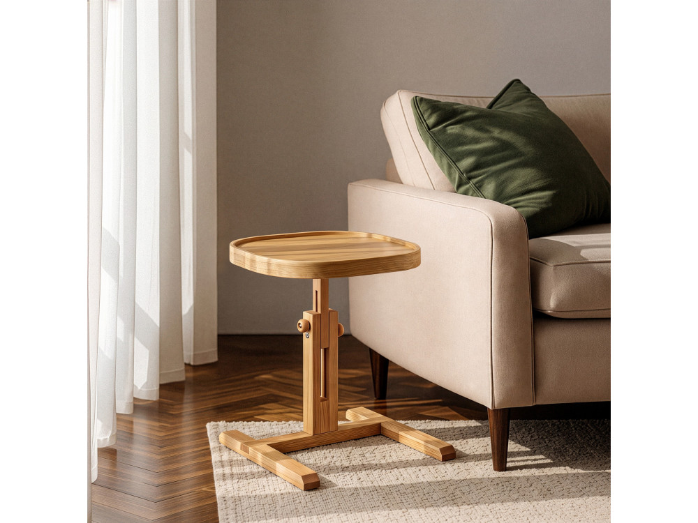 Houten bijzettafel "Opus Kare 42" - 42 x 42 x 57 cm - Eiken
