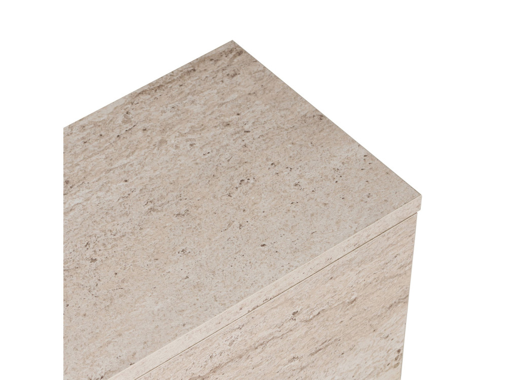 Houten tv-meubel "Ligne 160" - 160 x 25 x 25 cm - Travertijn