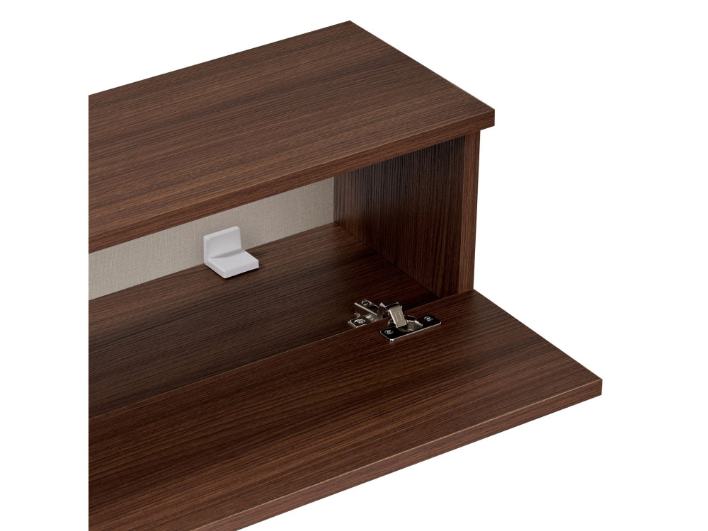 Houten tv-meubel „Ligne 160“ – 160 x 25 x 25 cm – notenhout