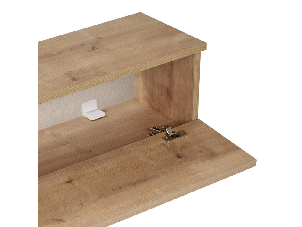 Houten tv-meubel "Ligne 160" - 160 x 25 x 25 cm - Eiken