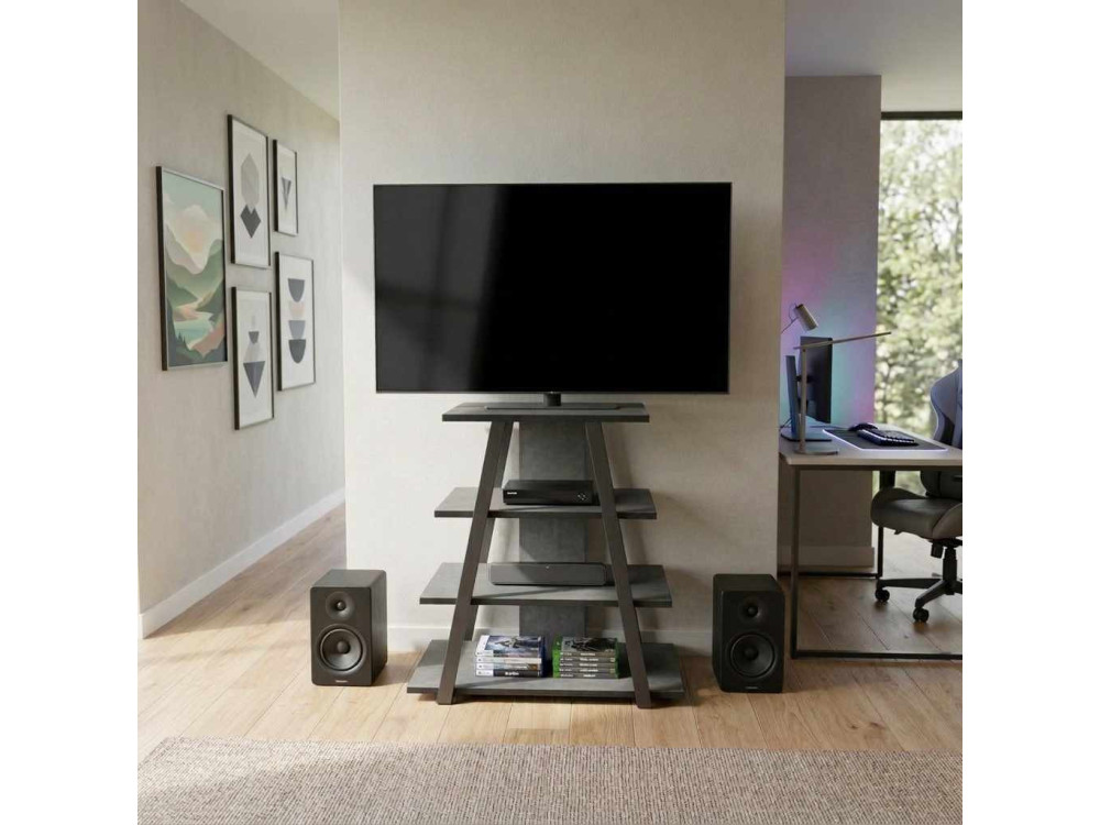 Houten tv-meubel "LYNO" - 70 x 41 x 80 cm - Grijs