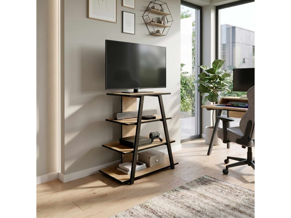 Houten tv-meubel "LYNO" - 70 x 41 x 80 cm - Beige