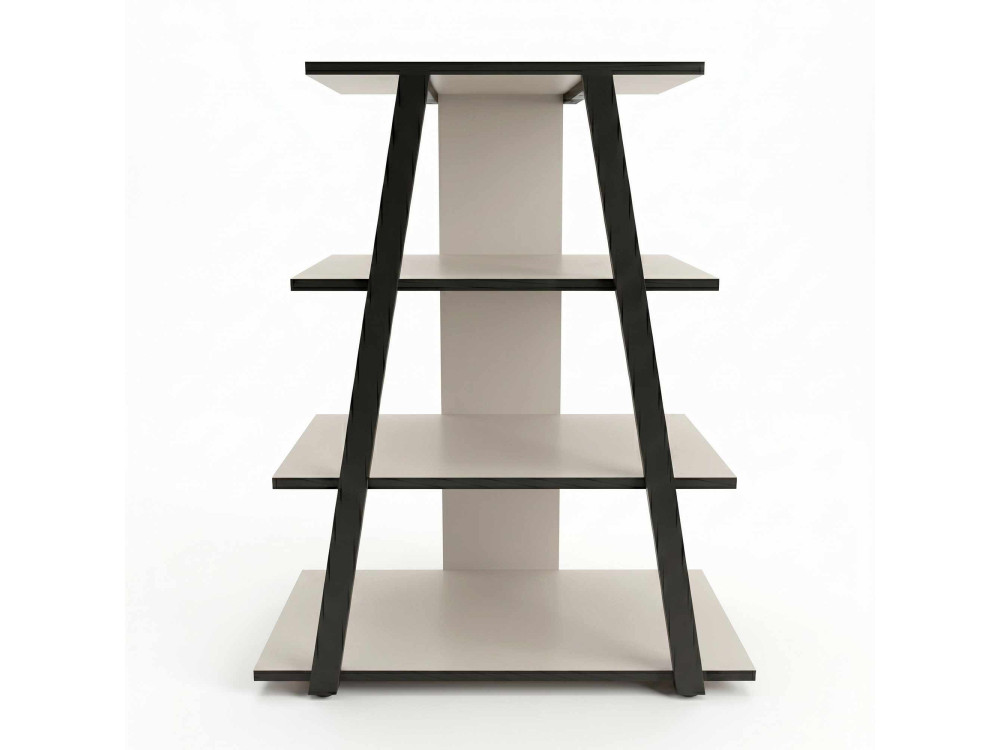Houten tv-meubel "LYNO" - 70 x 41 x 80 cm - Grijs