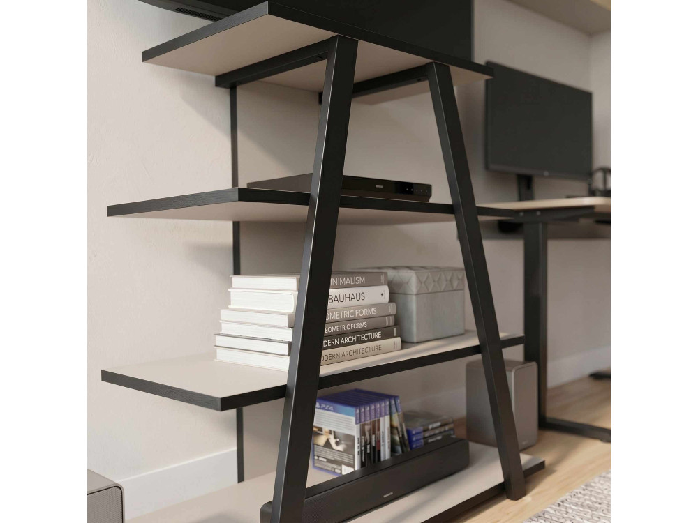 Houten tv-meubel "LYNO" - 70 x 41 x 80 cm - Grijs