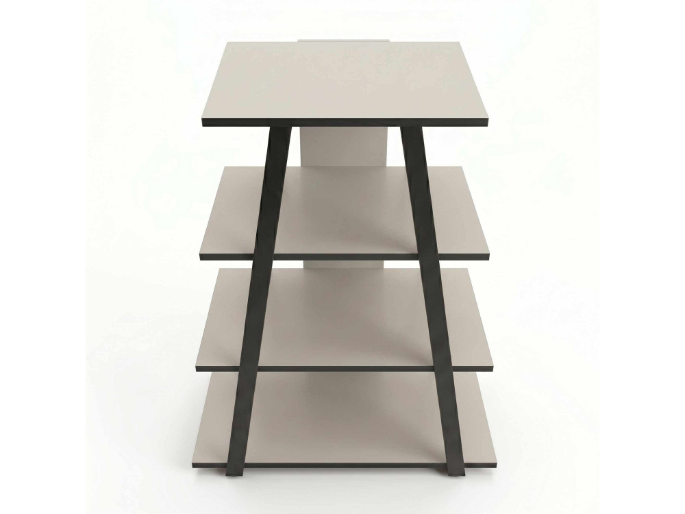 Houten tv-meubel "LYNO" - 70 x 41 x 80 cm - Grijs