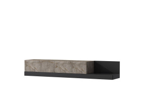Houten tv-meubel „Major“ - 180 x 37 x 30 cm - antraciet