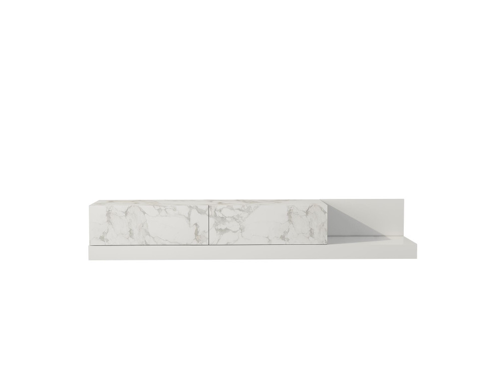 Houten tv-meubel "Major" - 180 x 37 x 30 cm - Wit