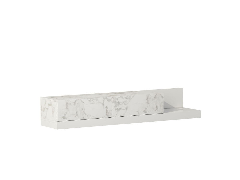 Houten tv-meubel "Major" - 180 x 37 x 30 cm - Wit