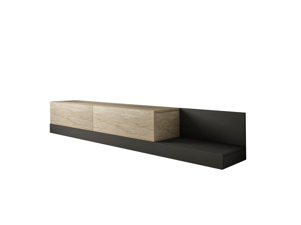 Houten tv-meubel "Major" - 180 x 37 x 30 cm - Beige